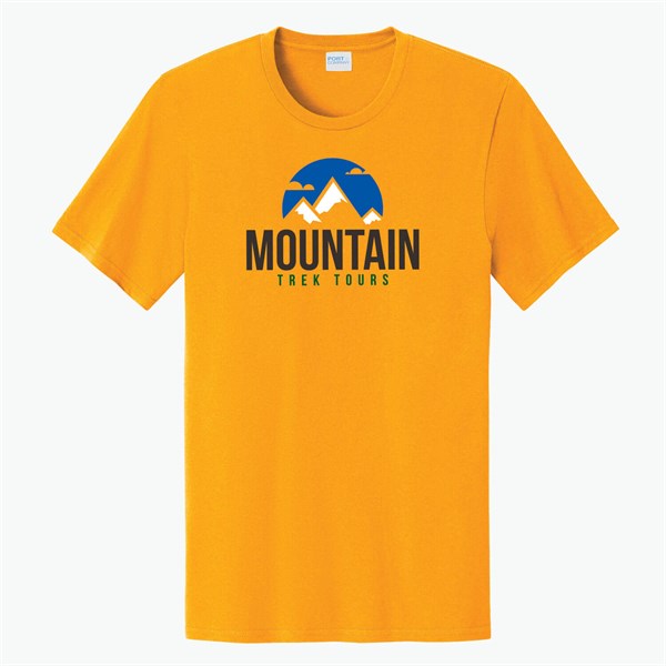 Full Color Port & Company Easy Cotton Tee