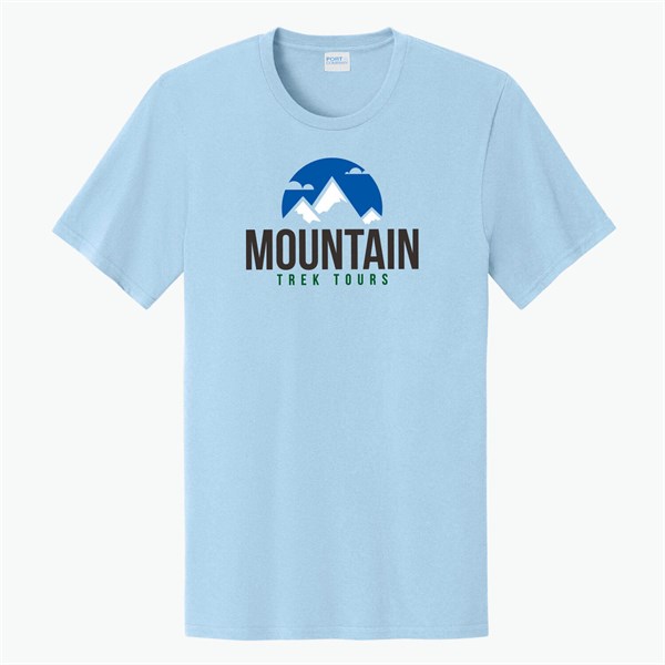 Full Color Port & Company Easy Cotton Tee