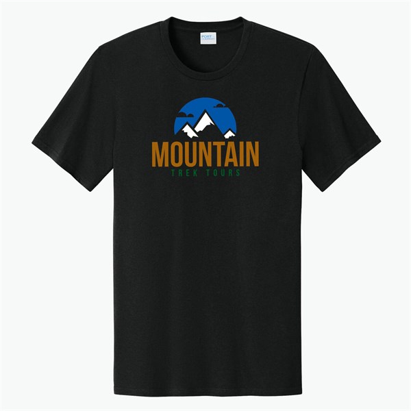 Full Color Port & Company Easy Cotton Tee