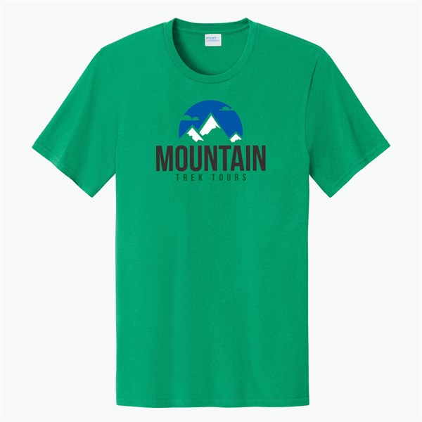 Full Color Port & Company Easy Cotton Tee