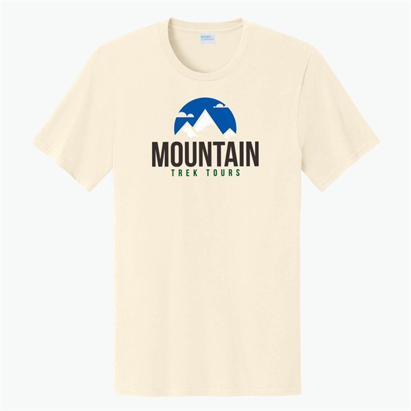 Full Color Port & Company Easy Cotton Tee