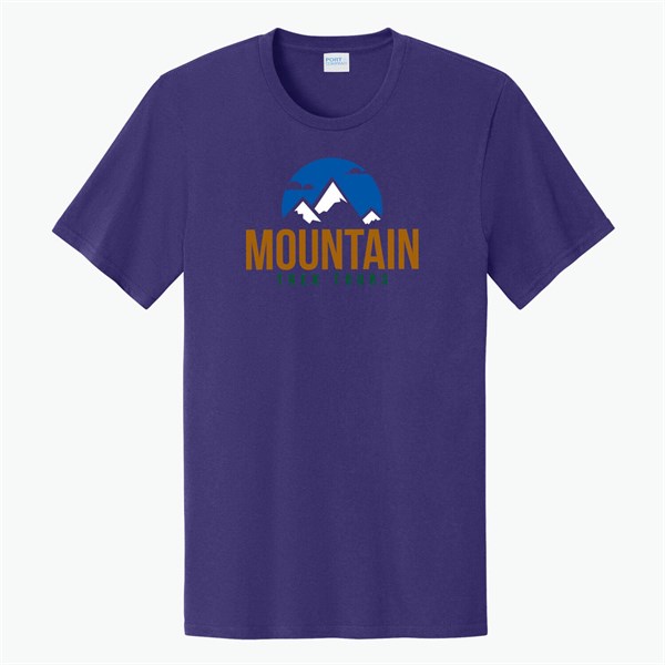 Full Color Port & Company Easy Cotton Tee
