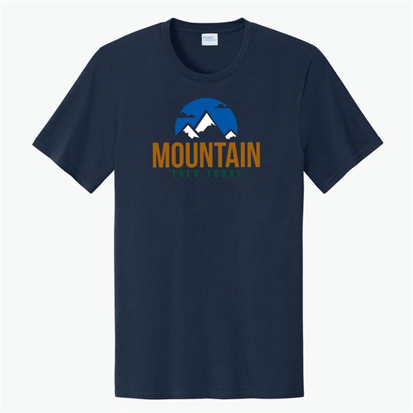 Full Color Port & Company Easy Cotton Tee