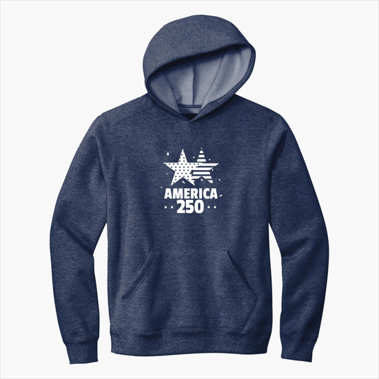 Volunteer Knitwear USA Made Chore Hooded Sweatshirt - Silkscreened
