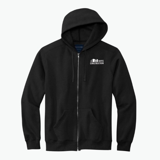 Volunteer Knitwear USA Made Chore Full-Zip Hoodie - Silkscreened