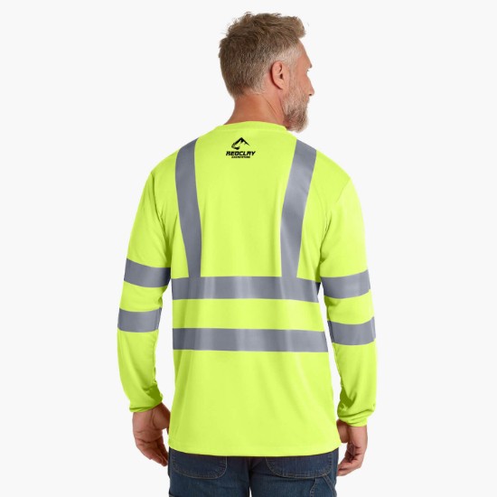 CornerStone® ANSI 107 Class 3 Snag Resistant Reflective Long Sleeve T-Shirt