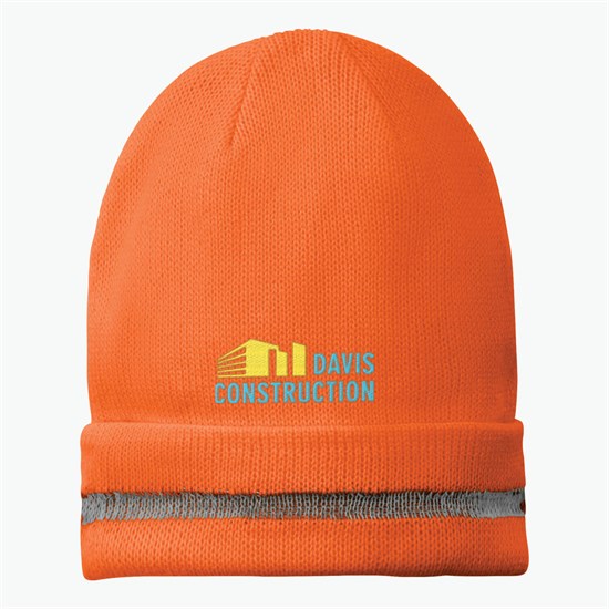 CornerStone® Enhanced Visibility Reflective Stripe Beanie