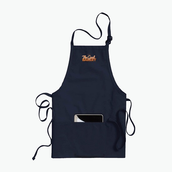 Cotton Blend 3-Pocket Bib Apron