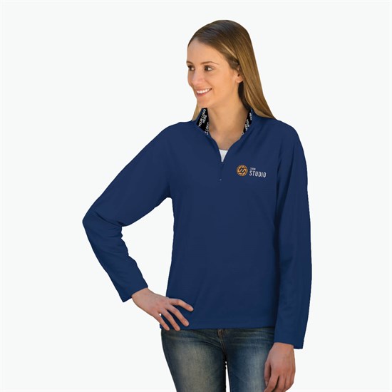 Sublime Collar Logo Performance 1/4 Zip Pullover - Women's