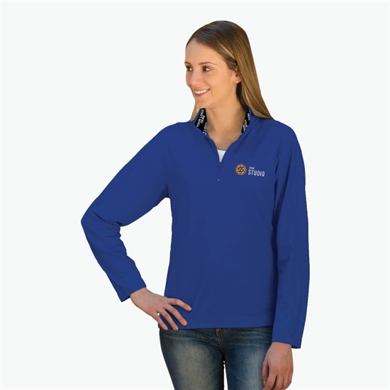 Sublime Collar Logo Performance 1/4 Zip Pullover - Women's