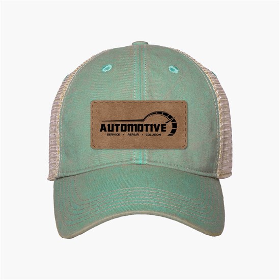 Merrimack Hat Co Austin Vintage Trucker Cap with Patch