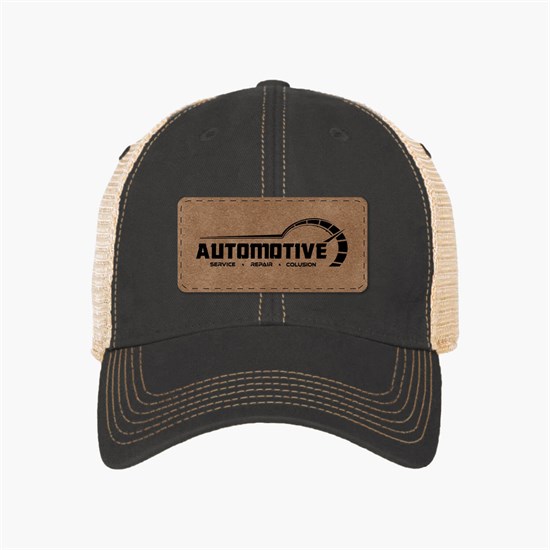 Merrimack Hat Co Austin Vintage Trucker Cap with Patch