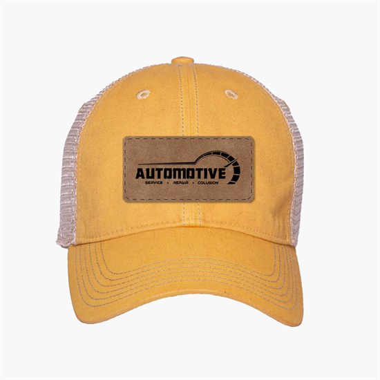 Merrimack Hat Co Austin Vintage Trucker Cap with Patch