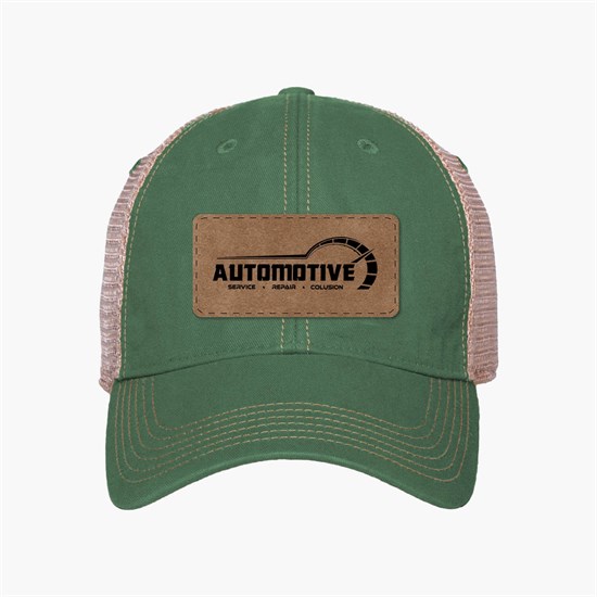 Merrimack Hat Co Austin Vintage Trucker Cap with Patch