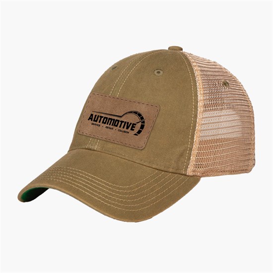 Merrimack Hat Co Austin Vintage Trucker Cap with Patch