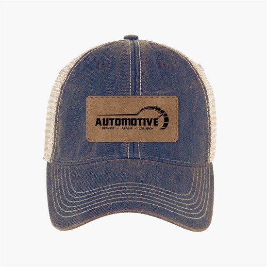 Merrimack Hat Co Austin Vintage Trucker Cap with Patch