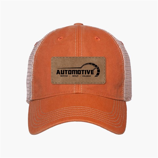 Merrimack Hat Co Austin Vintage Trucker Cap with Patch