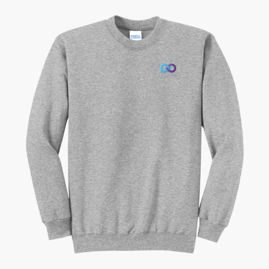 Port & Co Crewneck Sweatshirt - Embroidered