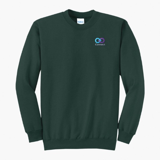Port & Co Crewneck Sweatshirt - Embroidered