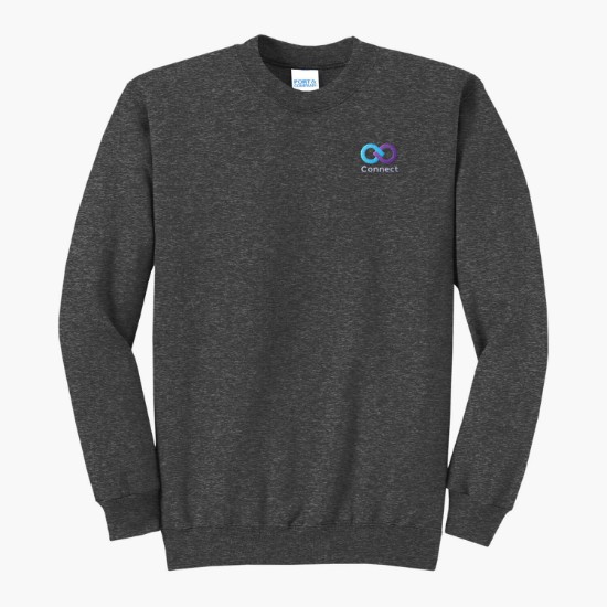 Port & Co Crewneck Sweatshirt - Embroidered