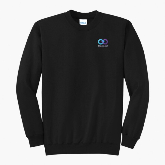 Port & Co Crewneck Sweatshirt - Embroidered