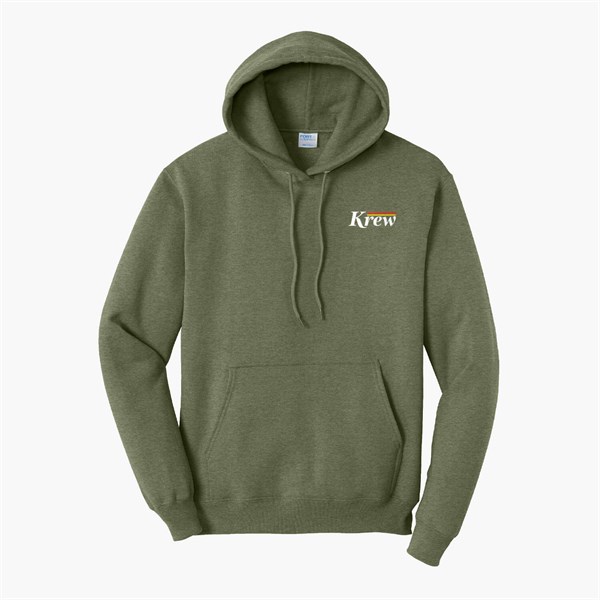 Port & Co Hooded Sweatshirt - Embroidered