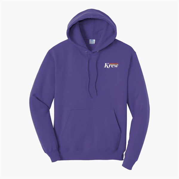 Port & Co Hooded Sweatshirt - Embroidered