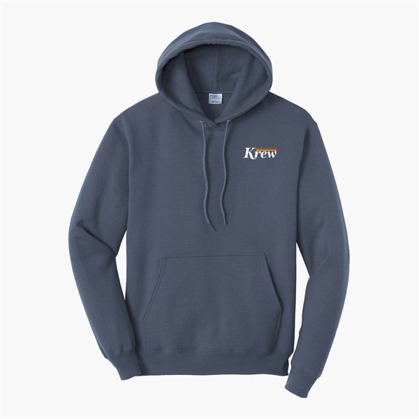 Port & Co Hooded Sweatshirt - Embroidered