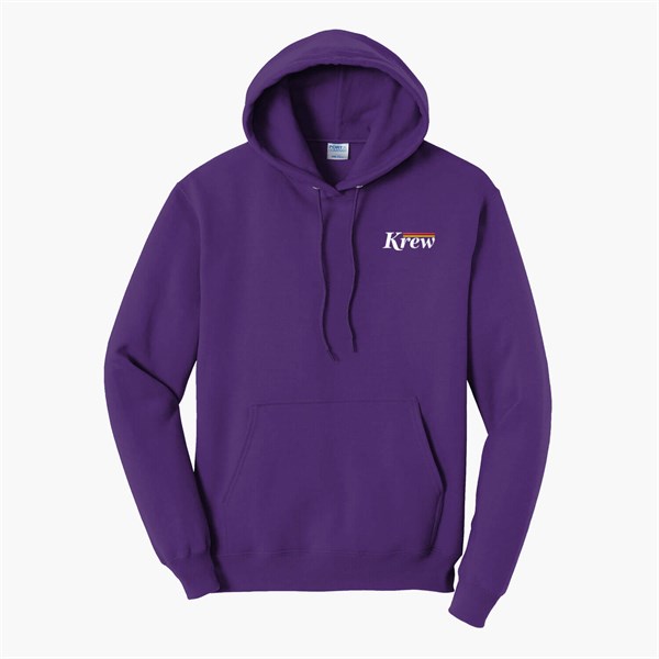 Port & Co Hooded Sweatshirt - Embroidered