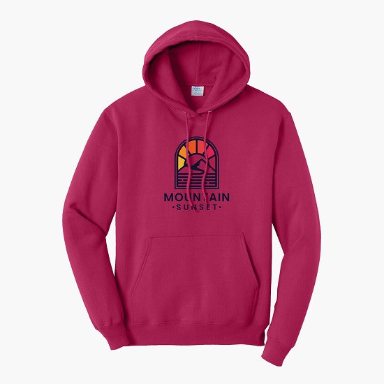 Port & Co Hooded Sweatshirt - Full Color