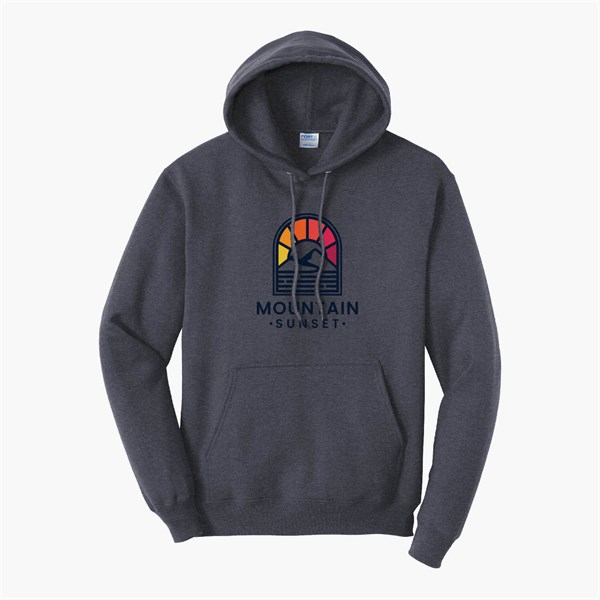 Port & Co Hooded Sweatshirt - Full Color