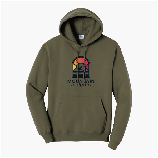Port & Co Hooded Sweatshirt - Full Color