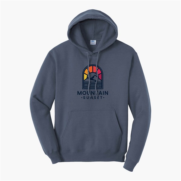 Port & Co Hooded Sweatshirt - Full Color