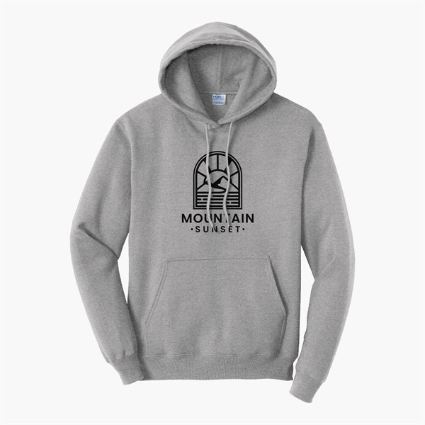 Port & Co Hooded Sweatshirt - Silkscreened
