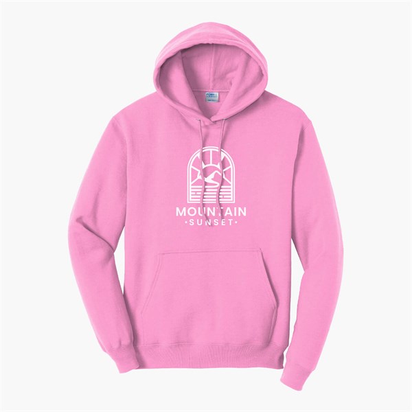 Port & Co Hooded Sweatshirt - Silkscreened