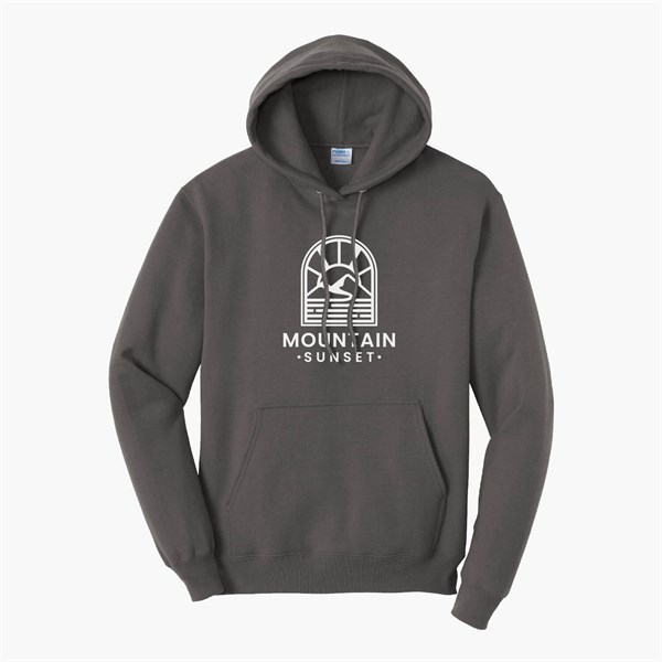 Port & Co Hooded Sweatshirt - Silkscreened
