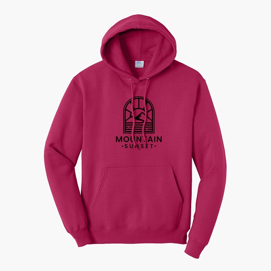Port & Co Hooded Sweatshirt - Silkscreened