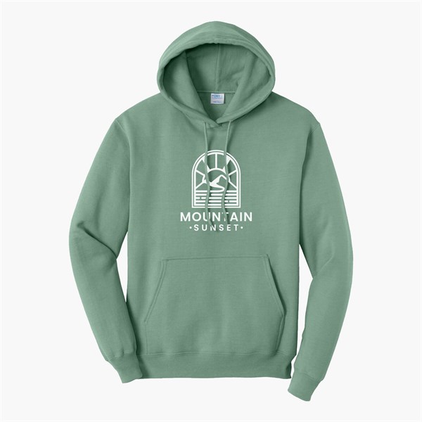 Port & Co Hooded Sweatshirt - Silkscreened