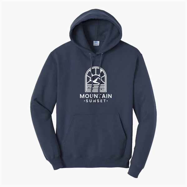 Port & Co Hooded Sweatshirt - Silkscreened