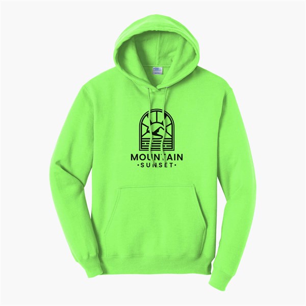 Port & Co Hooded Sweatshirt - Silkscreened