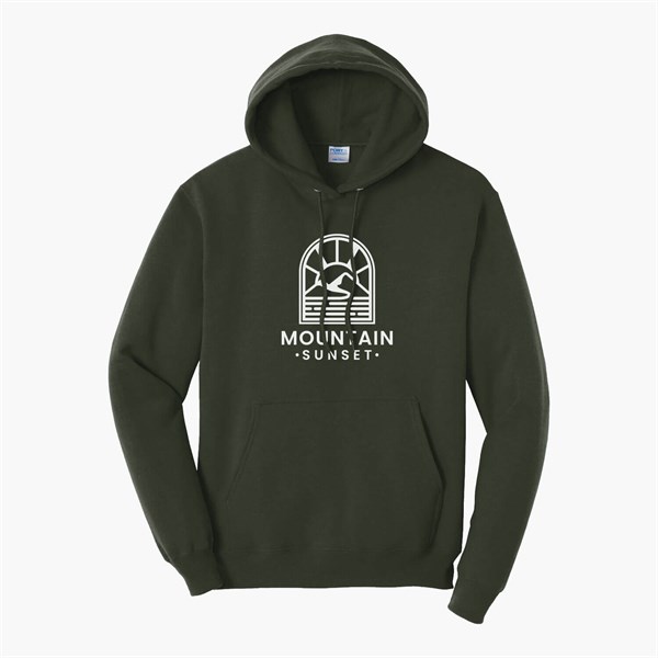 Port & Co Hooded Sweatshirt - Silkscreened