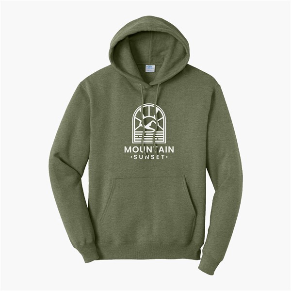 Port & Co Hooded Sweatshirt - Silkscreened