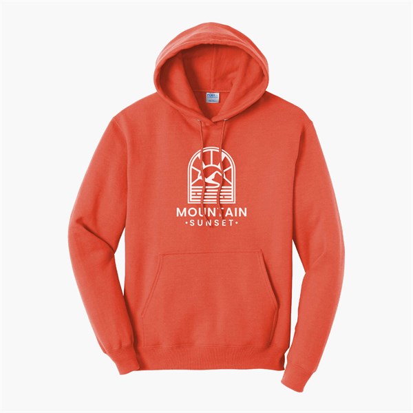 Port & Co Hooded Sweatshirt - Silkscreened