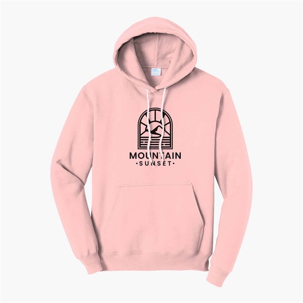 Port & Co Hooded Sweatshirt - Silkscreened