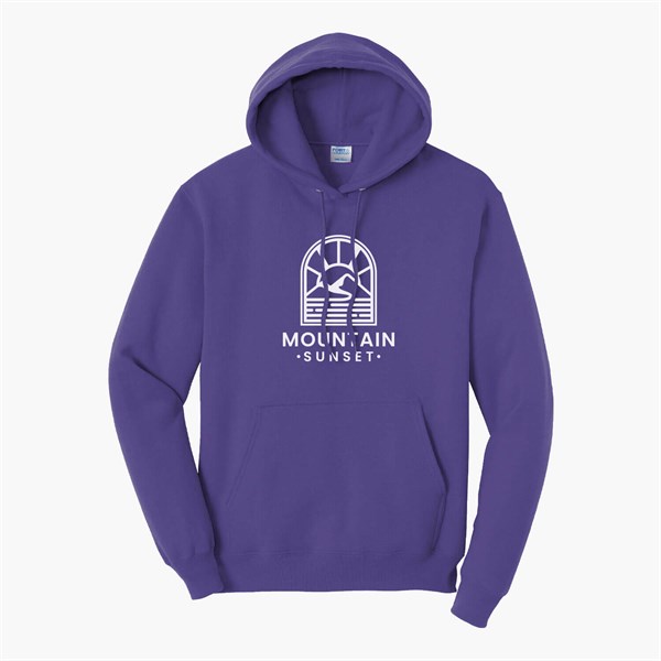 Port & Co Hooded Sweatshirt - Silkscreened