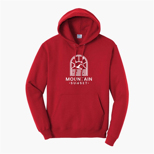Port & Co Hooded Sweatshirt - Silkscreened