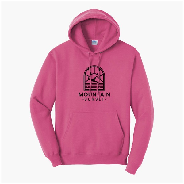 Port & Co Hooded Sweatshirt - Silkscreened