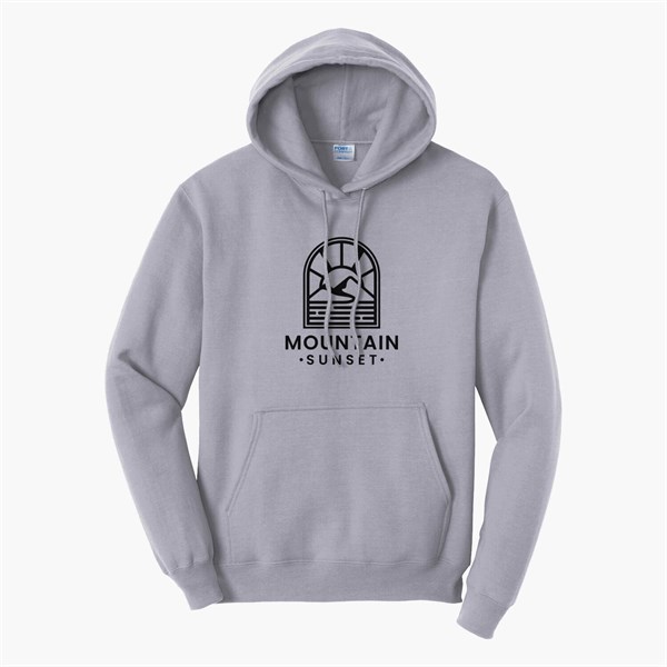 Port & Co Hooded Sweatshirt - Silkscreened