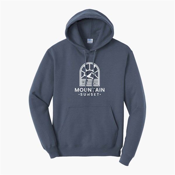 Port & Co Hooded Sweatshirt - Silkscreened