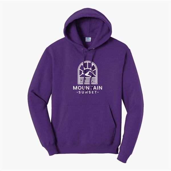 Port & Co Hooded Sweatshirt - Silkscreened